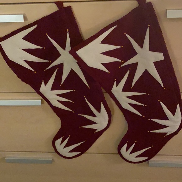 Garnet Hill | Holiday | Pair Of Hable Felt Wool Stockings From Garnet Hill  Made In The Usa | Poshmark